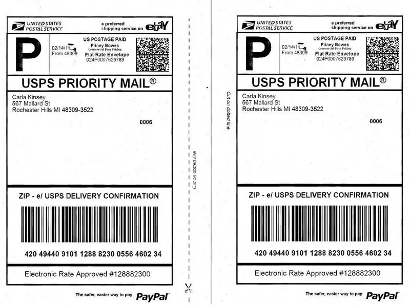 usps shipping label example usps shipping label example