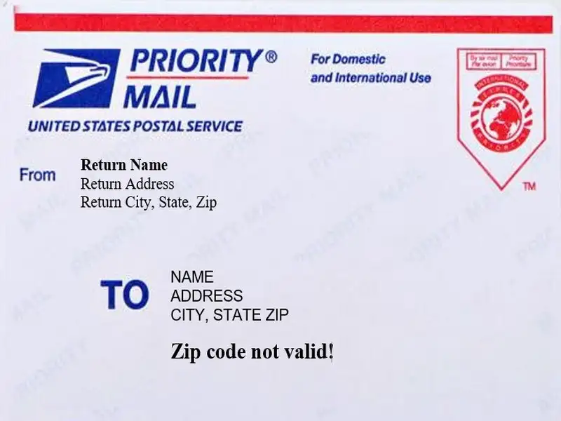 USPS shipping label template 02