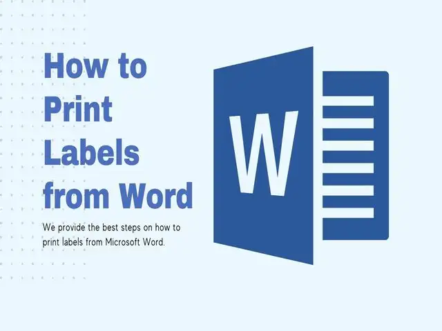 how to print labels from word featured