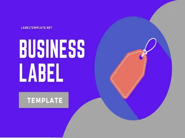 Business Label Template Featured