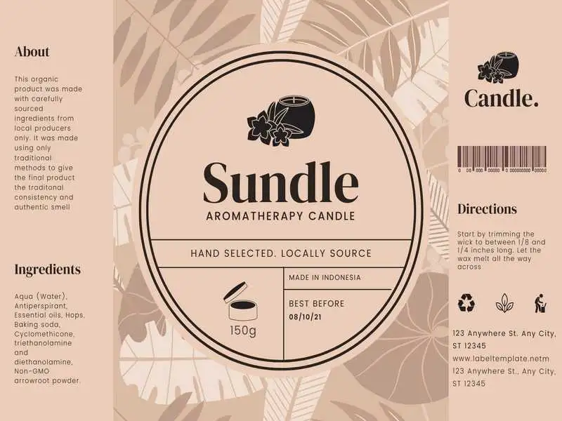 business label template 18