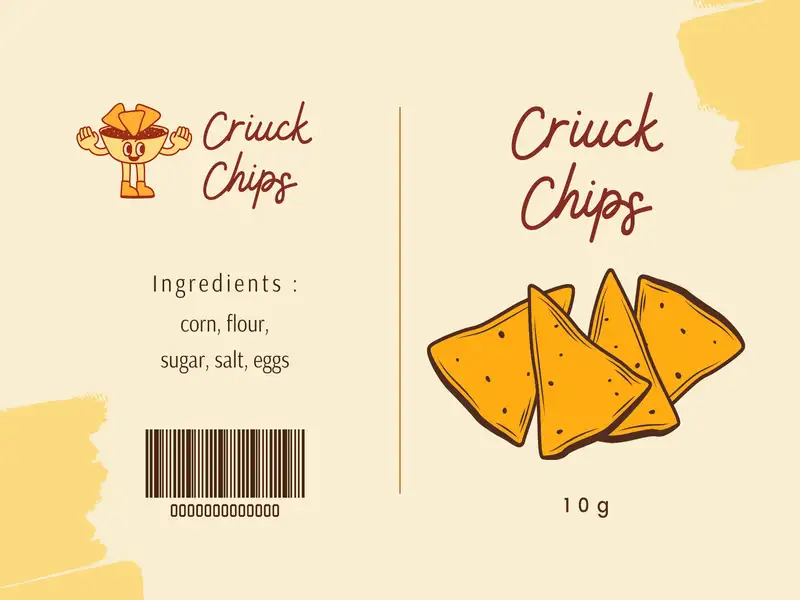 food label design template 03