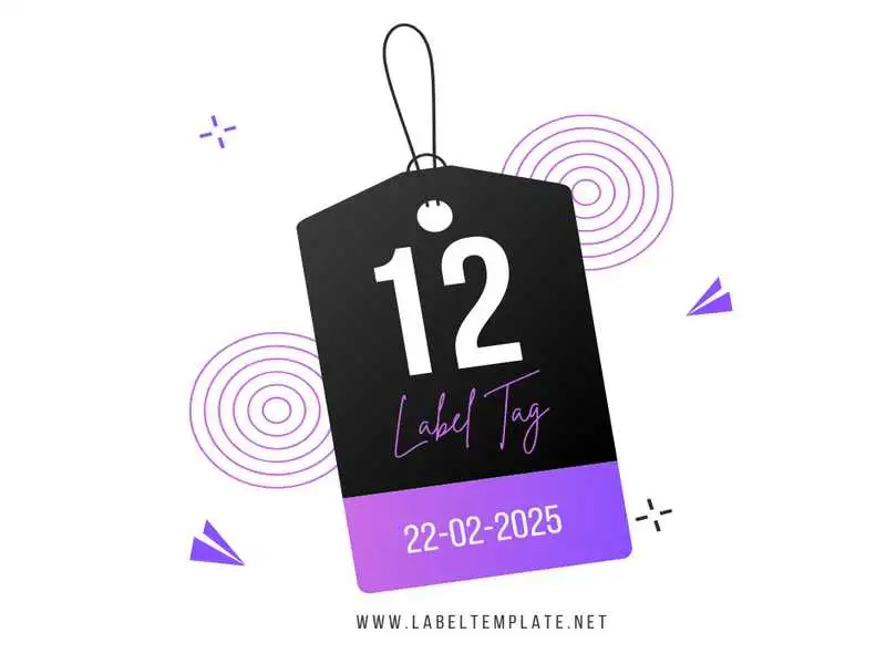 label tag template 03