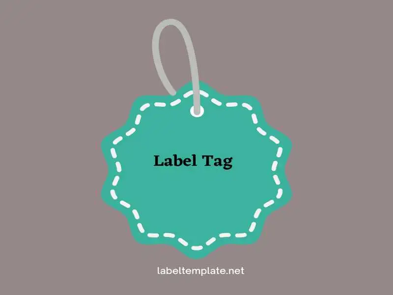 label tag template 05