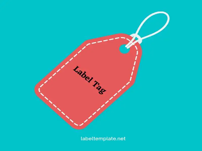 label tag template 06