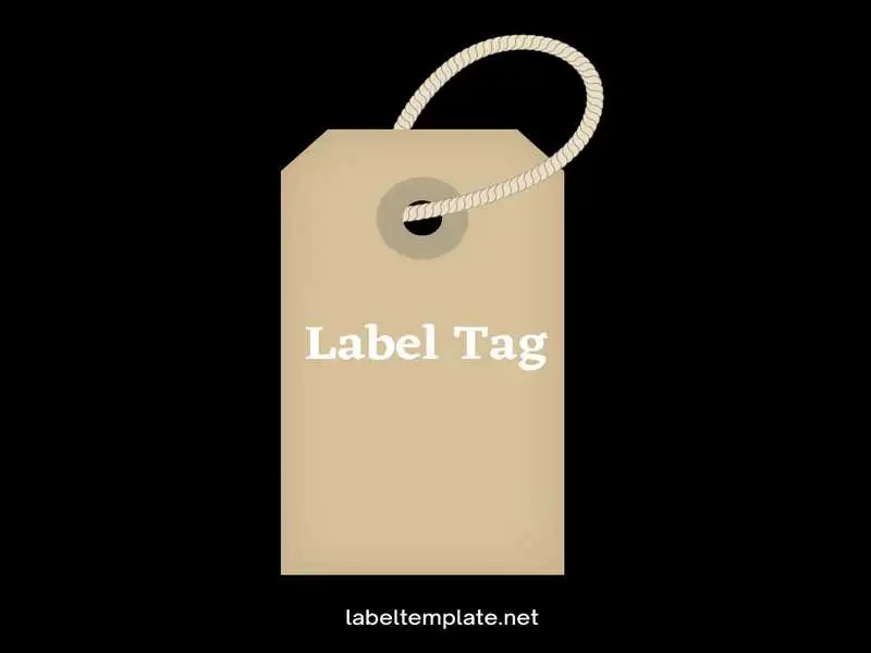 label tag template 07