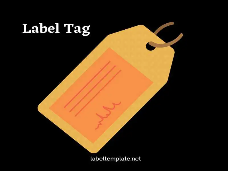 label tag template 17