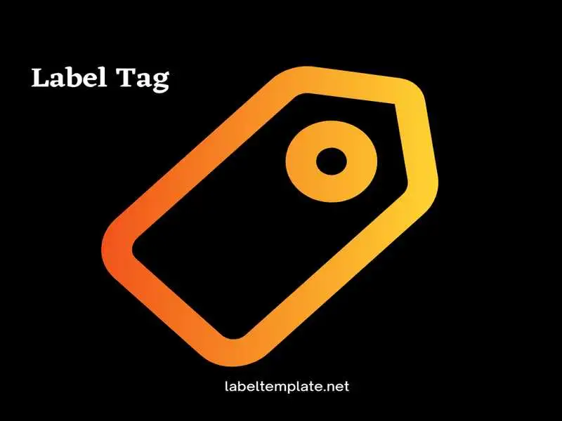label tag template 18