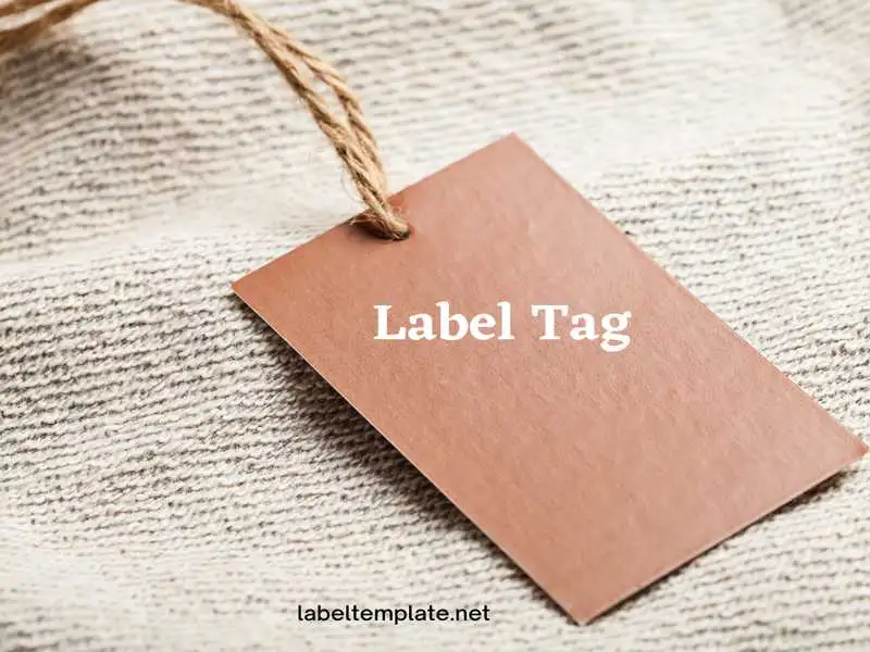 label tag template 25