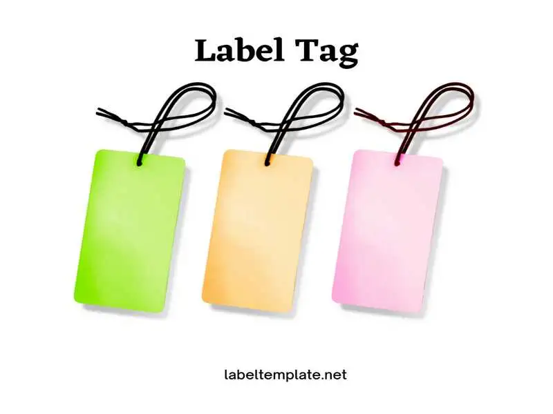 label tag template 27