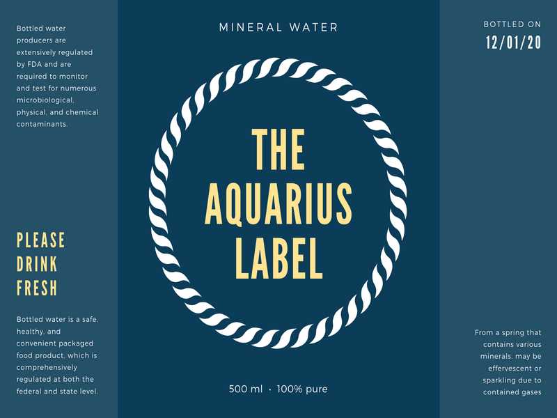 product label template 04