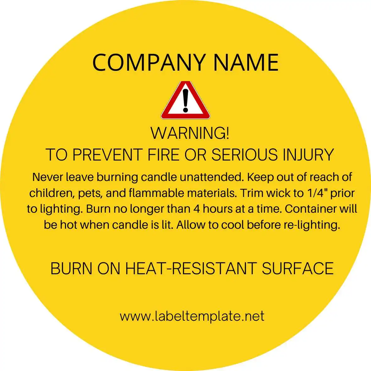 Warning Labels for Candles 01