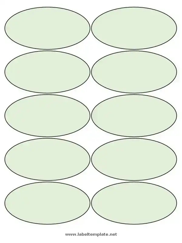 round label template 03