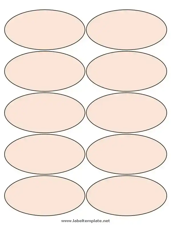 round label template 04