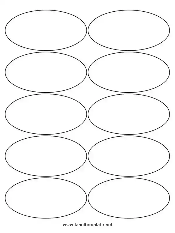round label template 06