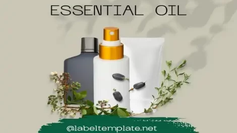 essential oil label template featured