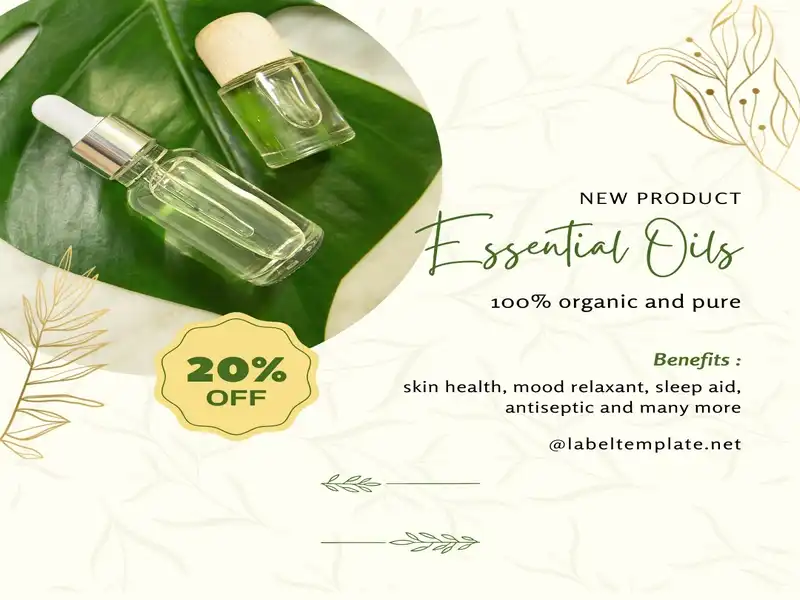 essential oil label template free 04 essential oil label template free 04