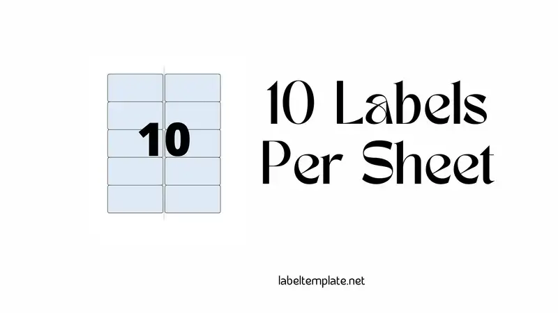 10 Labels Per Sheet Template Word Featured