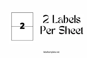 2 labels per sheet template word featured images