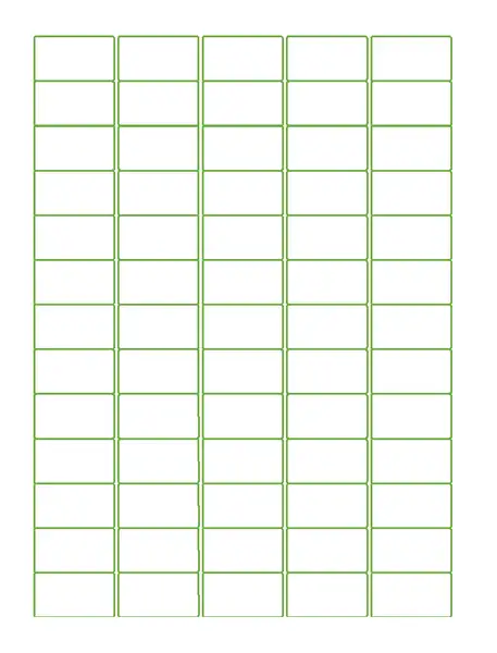 65 labels per sheet template excel