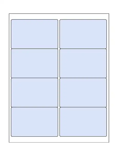 8 Labels Per Sheet Template Word