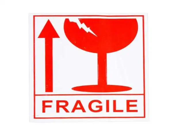 fragile label template