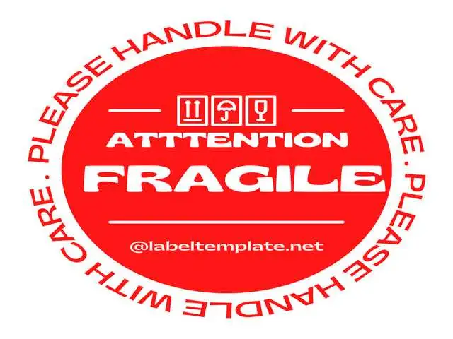 fragile label to print fragile label to print