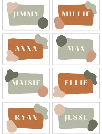 Name Labels for Daycare 02
