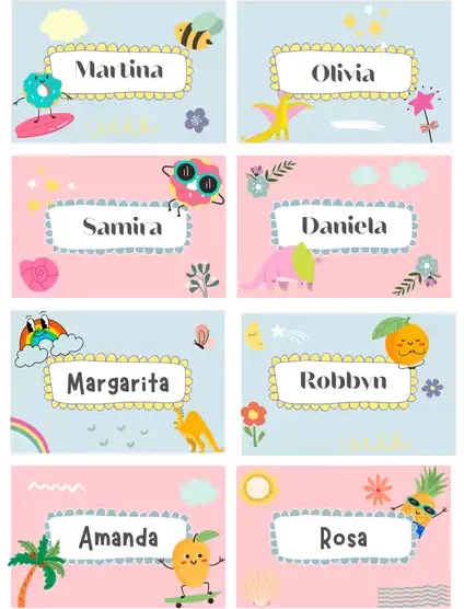 Name Labels for Daycare 06