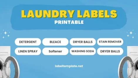 free printable laundry labels