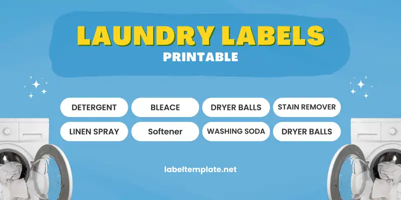 free printable laundry labels
