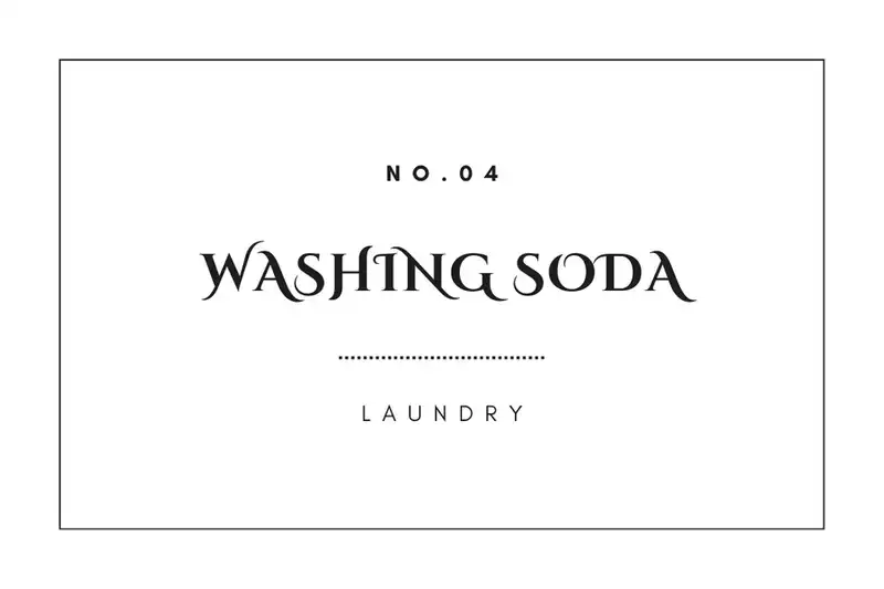 printable laundry labels washing soda