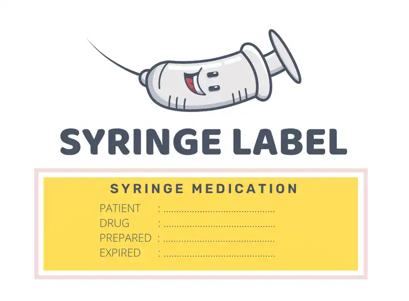 syringe labels images