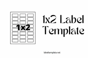 1x2 label template featured