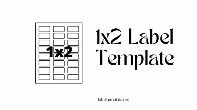 1x2 label template featured