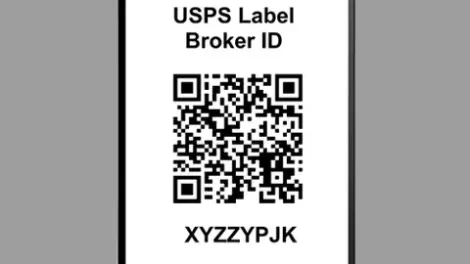 label broker usps