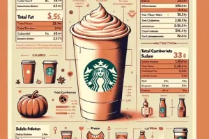 Pumpkin spice latte nutrition label The nutritional information of Starbucks' Grande Pumpkin Spice Latte as listed