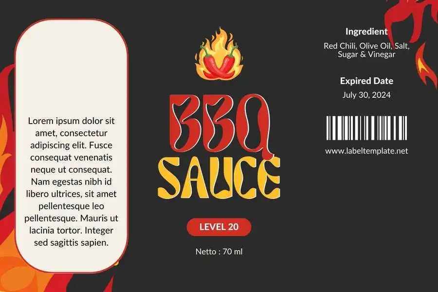 BBQ Sauce labels Template (3)