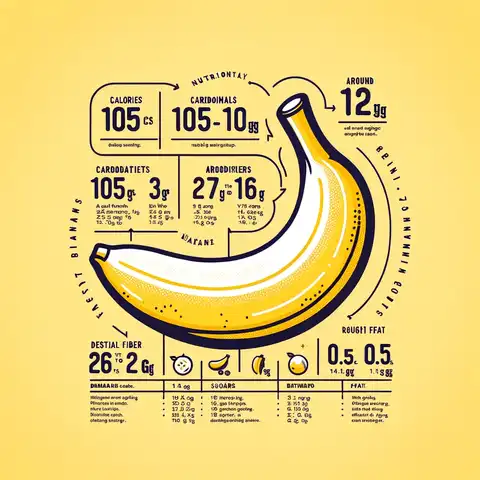 Banana Nutrition Facts Label The basic nutritional values of a banana the nutritional content of a typical medium sized