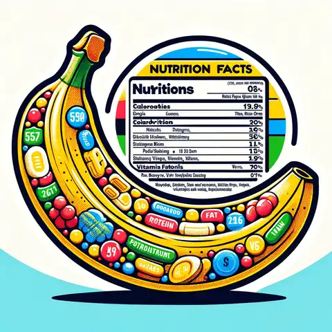Banana Nutrition Facts Label