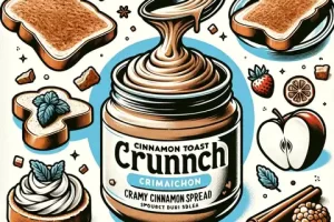 Cinnamon Toast Crunch Food Label A creative and appetizing illustration of Cinnamon Toast Crunch Creamy Cinnamon Spread