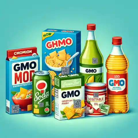 GMO Food Labeling Five common products that typically have GMO labels