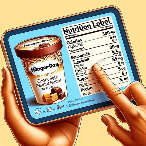 Peanut Butter Nutrition Labels Häagen Dazs Chocolate Peanut Butter (Ice Cream)