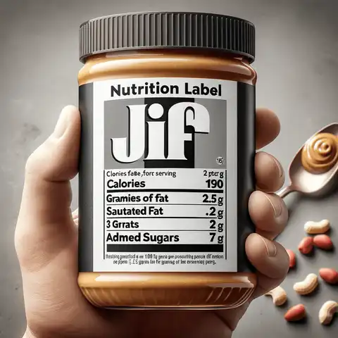 Peanut Butter Nutrition Labels Jif Peanut Butter food label