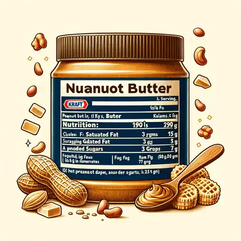 Peanut Butter Nutrition Labels Kraft Peanut Butter food label