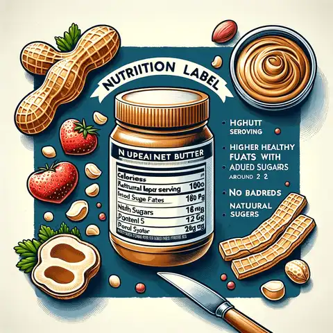 Peanut Butter Nutrition Labels Natural Peanut Butter food label
