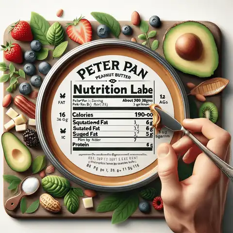 Peanut Butter Nutrition Labels Peter Pan Peanut Butter food label