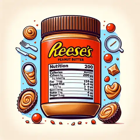 Peanut Butter Nutrition Labels Reese's Peanut Butter food label