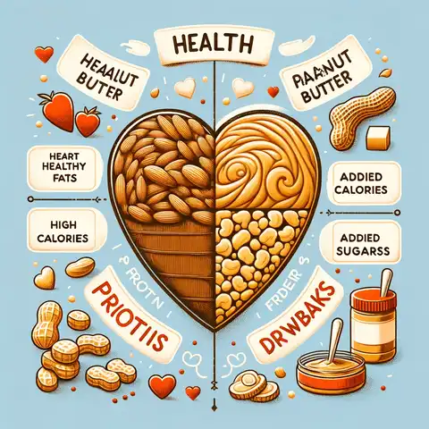 Peanut Butter Nutrition Labels The health considerations of peanut butter, including both benefits (heart healthy fats, protein, fiber) and drawbacks (h