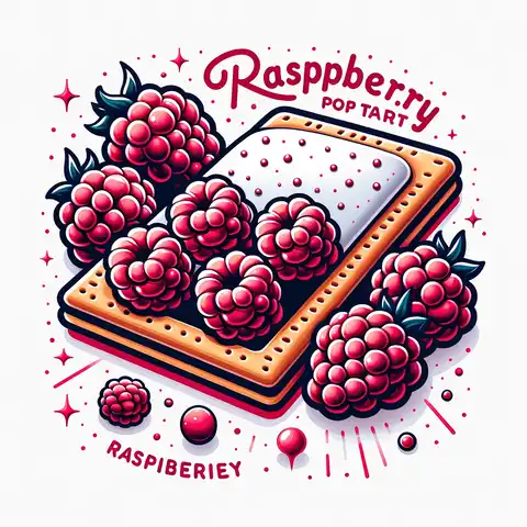 Pop Tart Food Label The Raspberry Pop Tart flavor